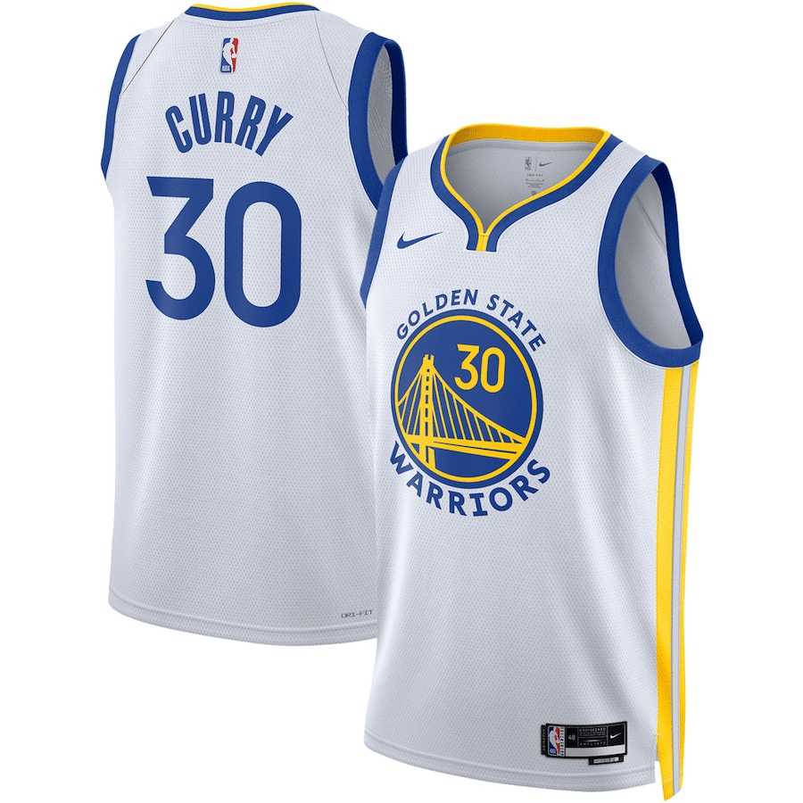 Stephen Curry Golden State Warriors 2022-23 Association Edition White Swingman Jersey