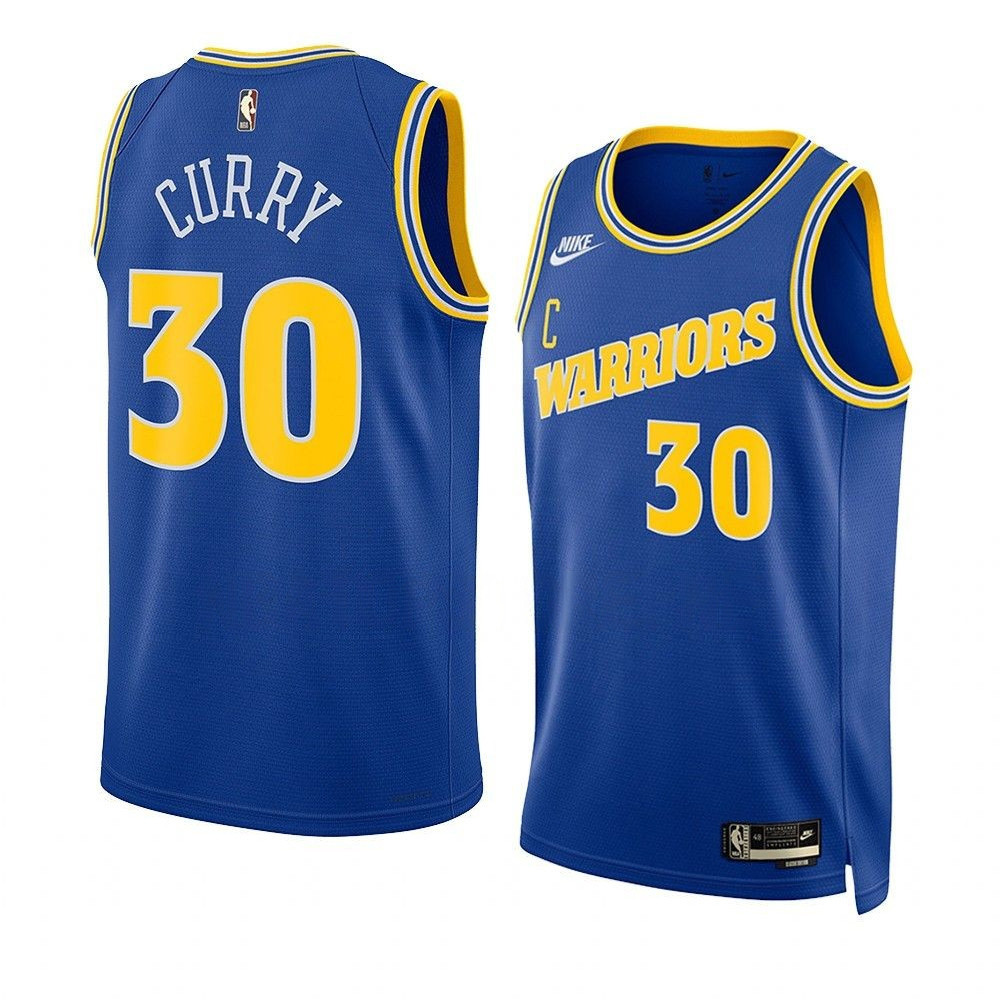 Stephen Curry Golden State Warriors 2022-23 Classic Edition Royal Swingman Jersey