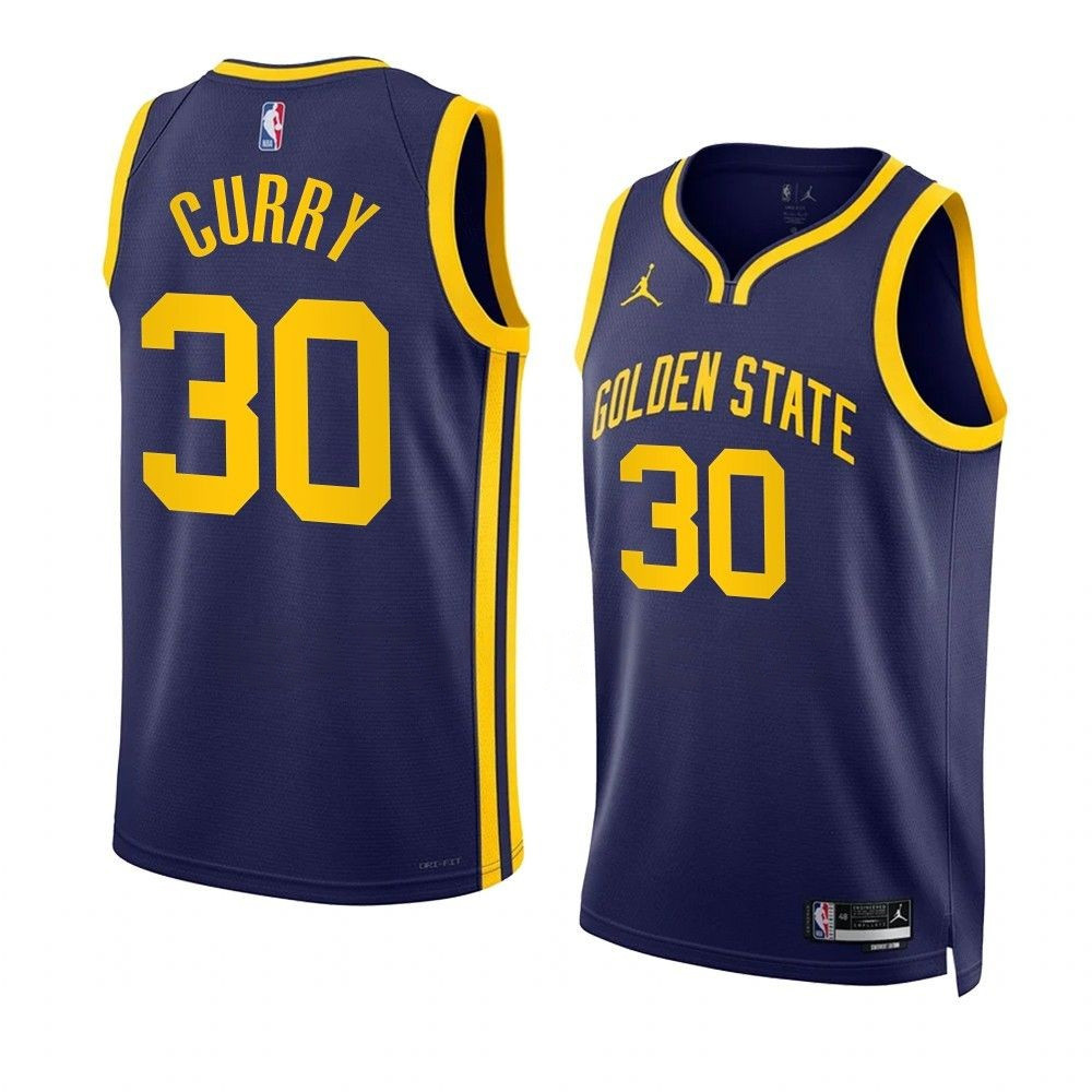 Stephen Curry Golden State Warriors 2022-23 Statement Edition Navy Swingman Jersey
