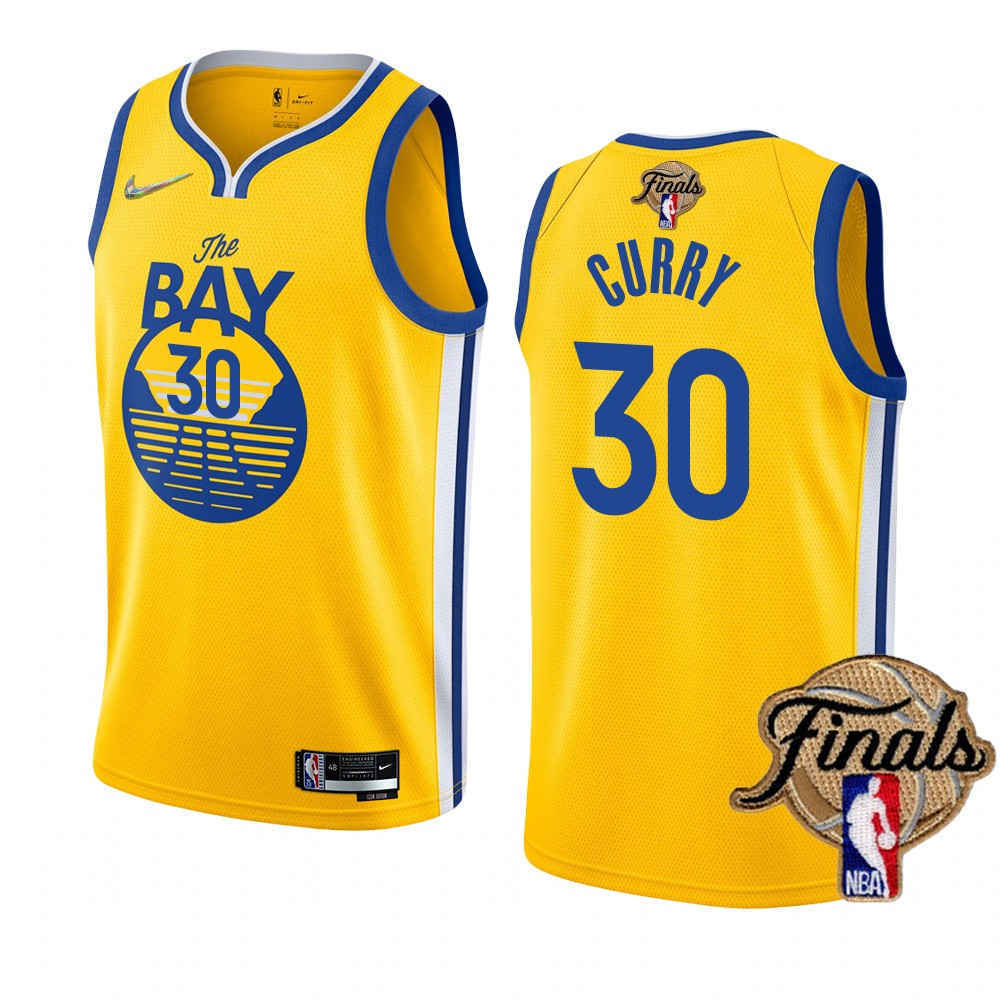 Stephen Curry Golden State Warriors 2022 NBA Finals Gold Swingman Jersey