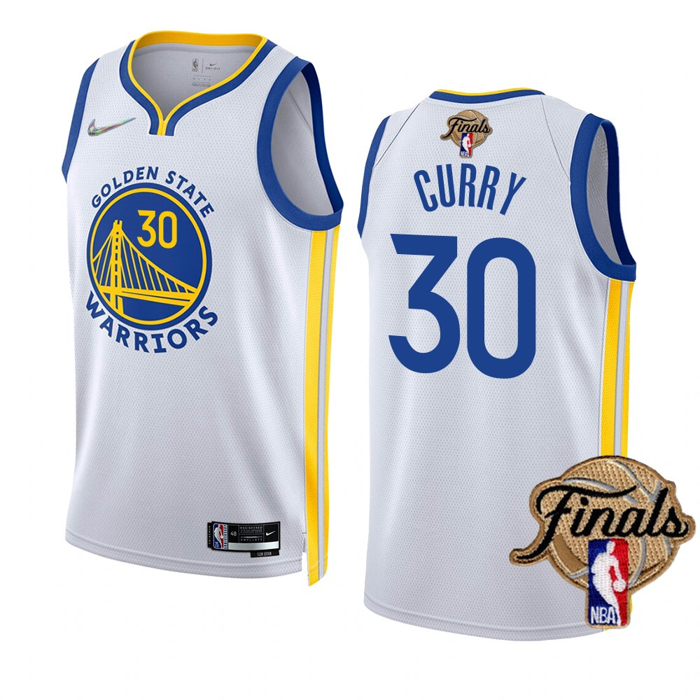 Stephen Curry Golden State Warriors 2022 NBA Finals White Swingman Jersey