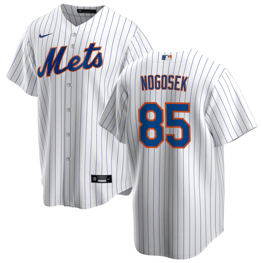 Stephen Nogosek New York Mets Home White Baseball Player Jersey