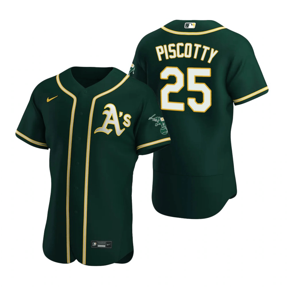 Stephen Piscotty Oakland Athletics Alternate Green Baseball Player Jersey