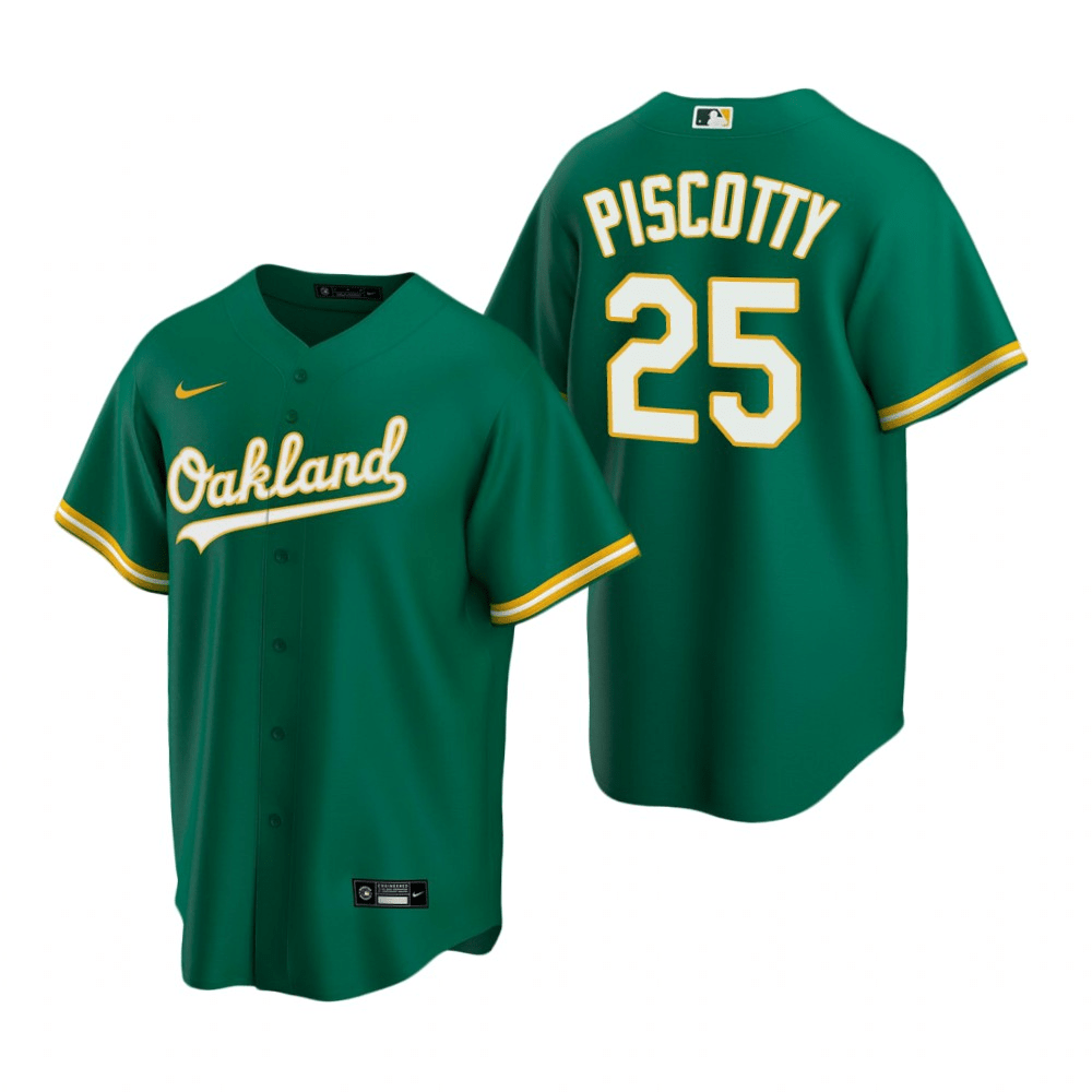 Stephen Piscotty Oakland Athletics Alternate Green Baseball Player Jersey