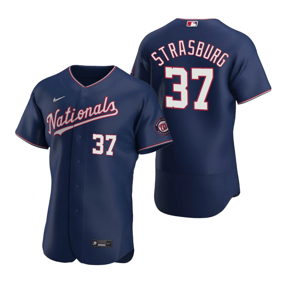 Stephen Strasburg Washington Nationals Alternate Navy Baseball Player Jersey