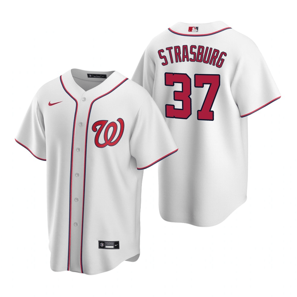 Stephen Strasburg Washington Nationals Alternate White Baseball Player Jersey