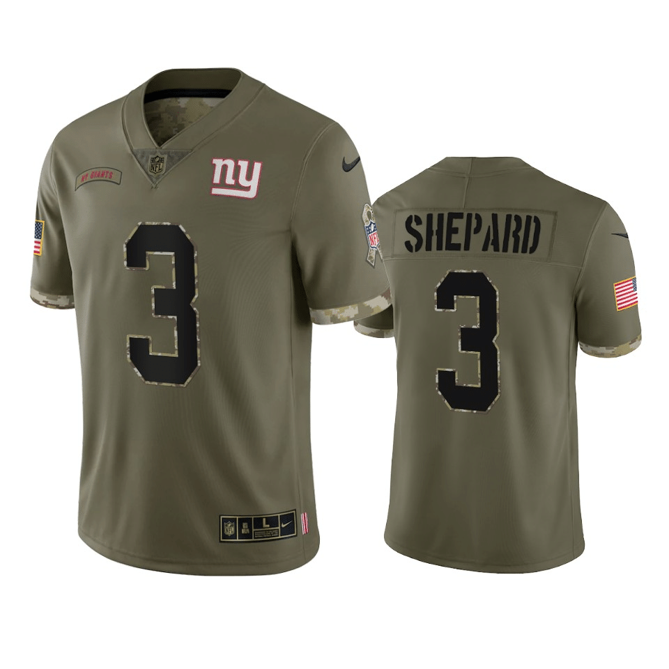 Sterling Shepard New York Giants 2022 Salute To Service Limited Jersey