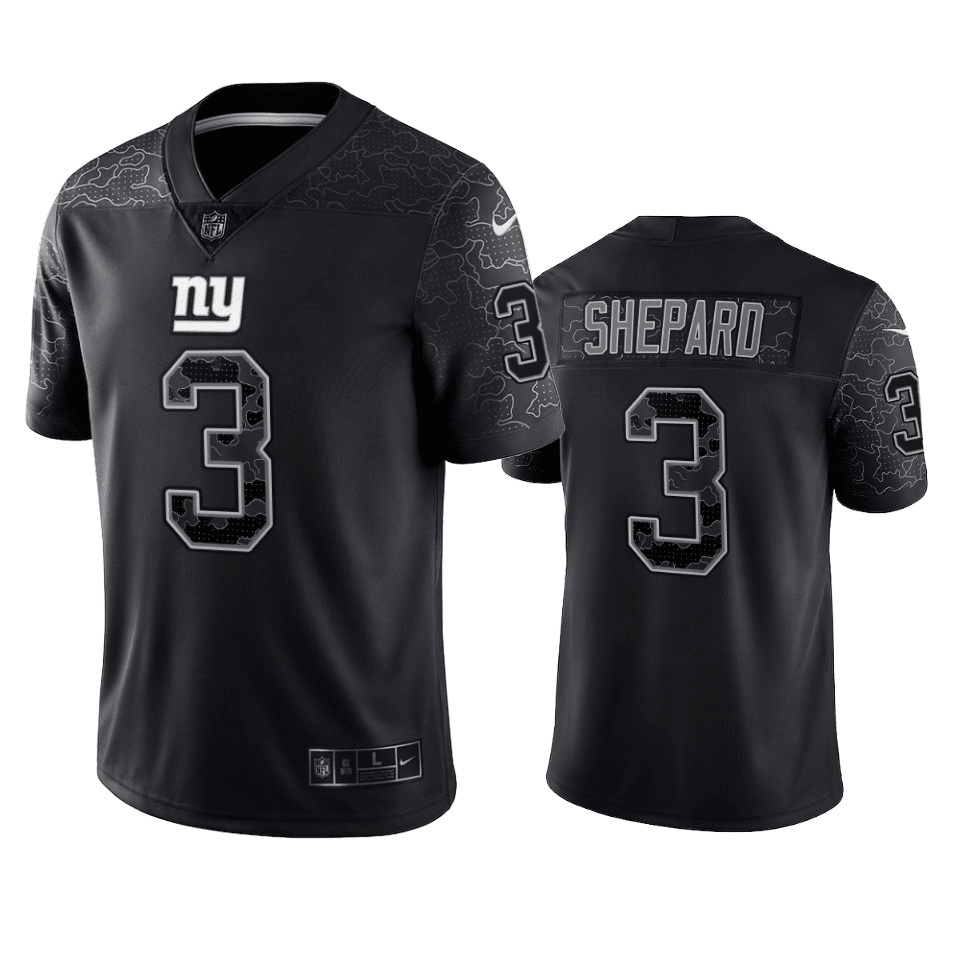 Sterling Shepard New York Giants RFLCTV Black Limited Jersey