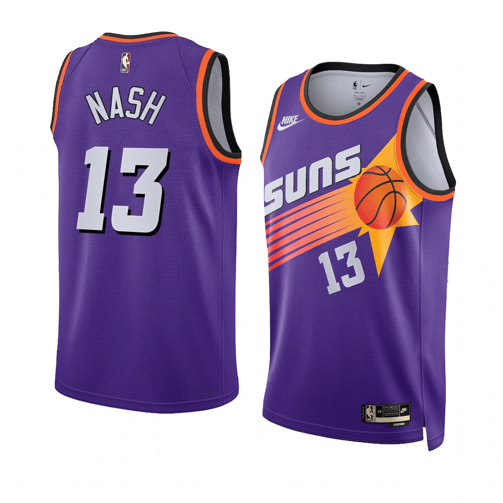 Steve Nash Phoenix Suns 2022-23 Classic Edition Purple Swingman Jersey