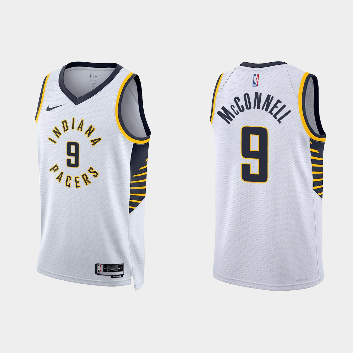 T.J. McConnell Indiana Pacers 2022-23 Association Edition White Swingman Jersey