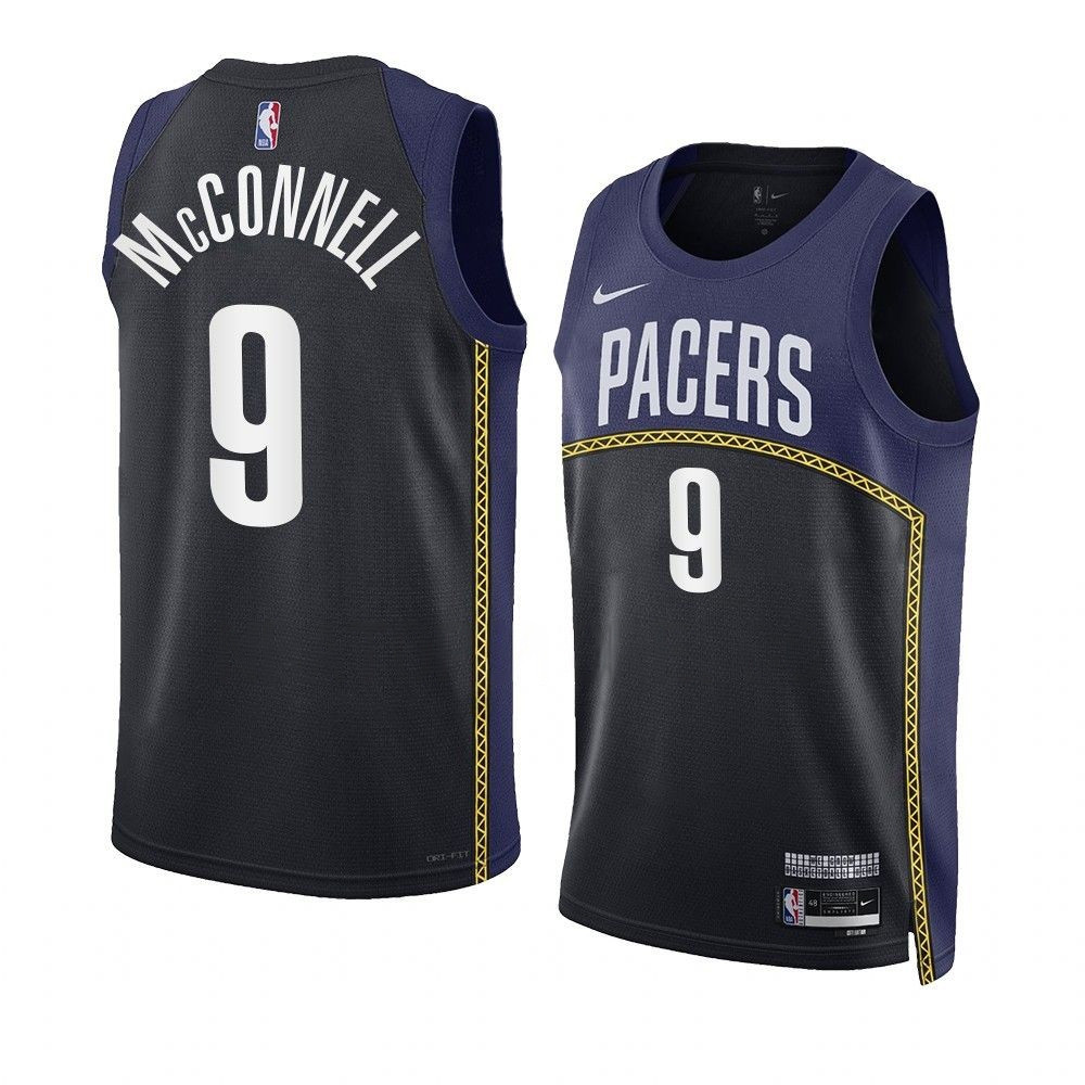 T.J. McConnell Indiana Pacers 2022-23 City Edition Blue Swingman Jersey