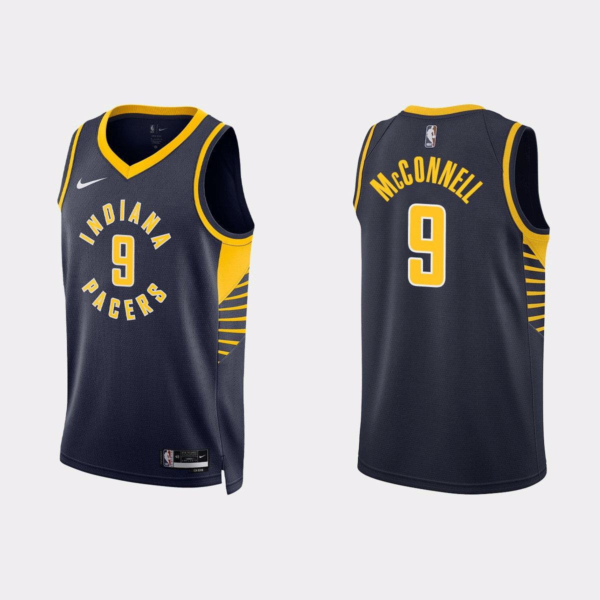 T.J. McConnell Indiana Pacers 2022-23 Icon Edition Navy Swingman Jersey