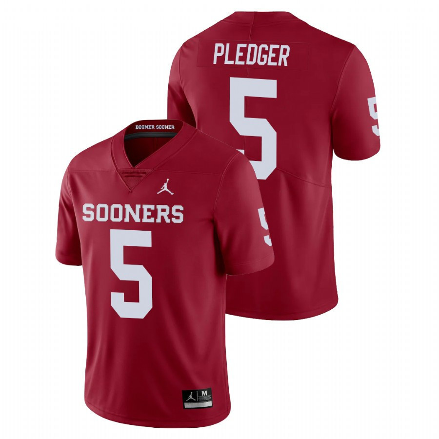 T.J. Pledger Oklahoma Sooners Football Jersey