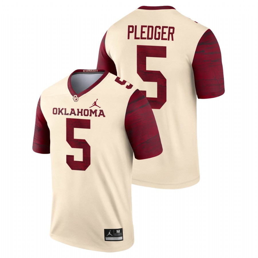 T.J. Pledger Oklahoma Sooners Football Jersey