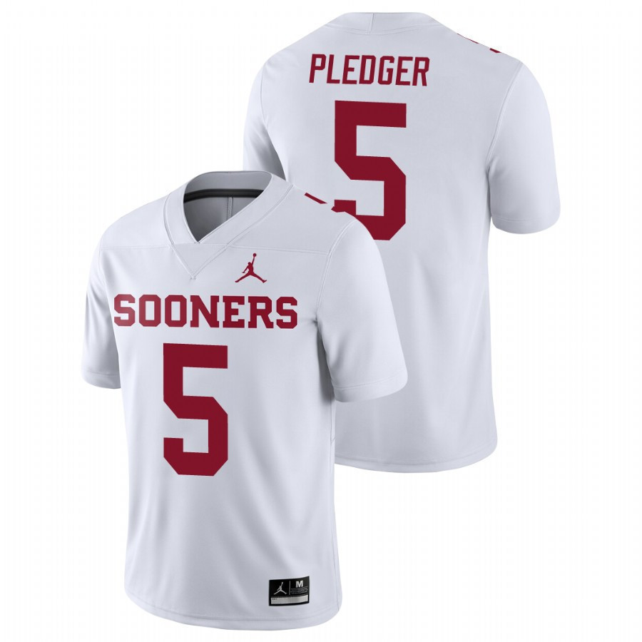 T.J. Pledger Oklahoma Sooners Football Jersey