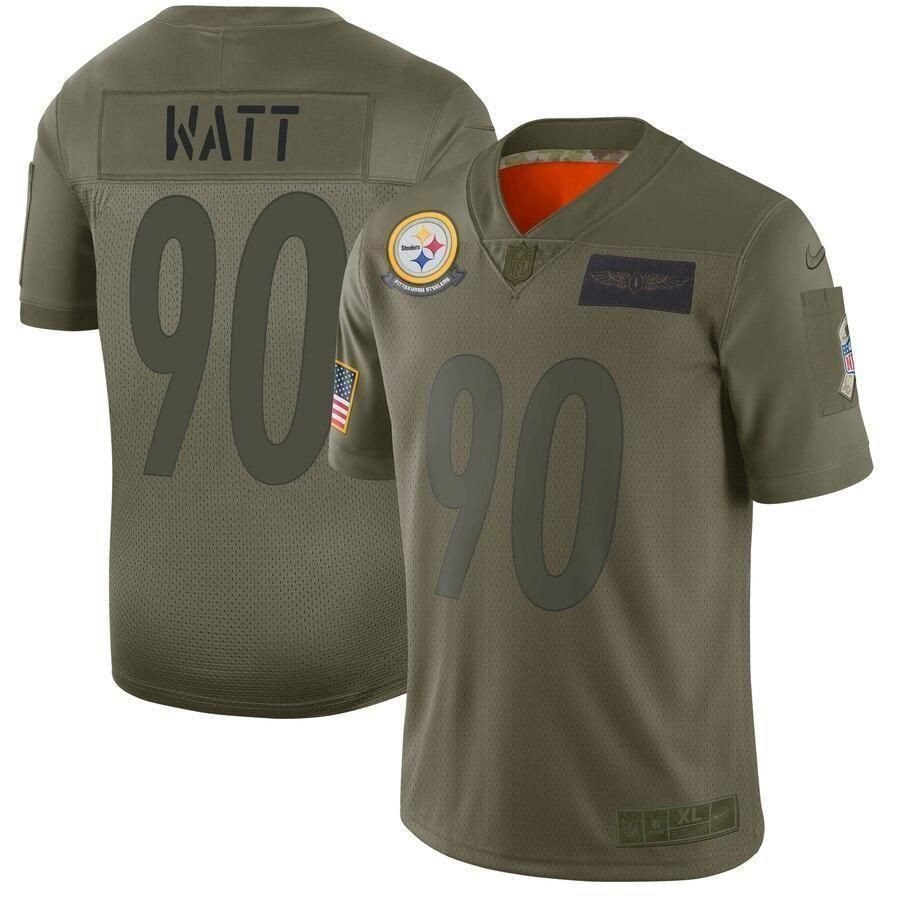 T.J. Watt Pittsburgh Steelers 2019 Salute To Service Limited Jersey