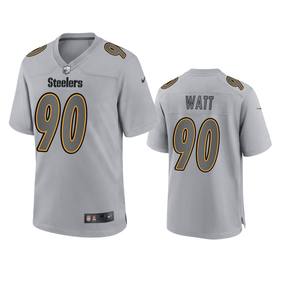 T.J. Watt Pittsburgh Steelers Atmosphere Fashion Gray Game Jersey