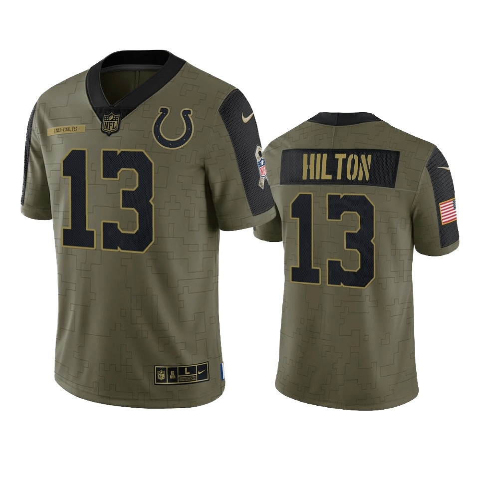 T.Y. Hilton Indianapolis Colts 2021 Salute To Service Limited Jersey