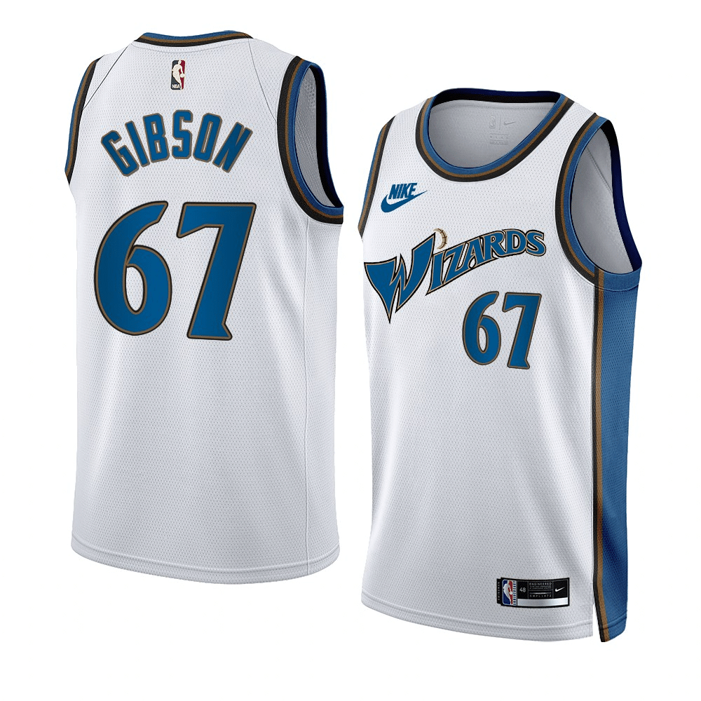 Taj Gibson Washington Wizards 2022-23 Classic Edition White Swingman Jersey