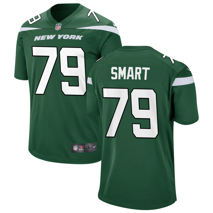 Tanzel Smart New York Jets Green Game Jersey