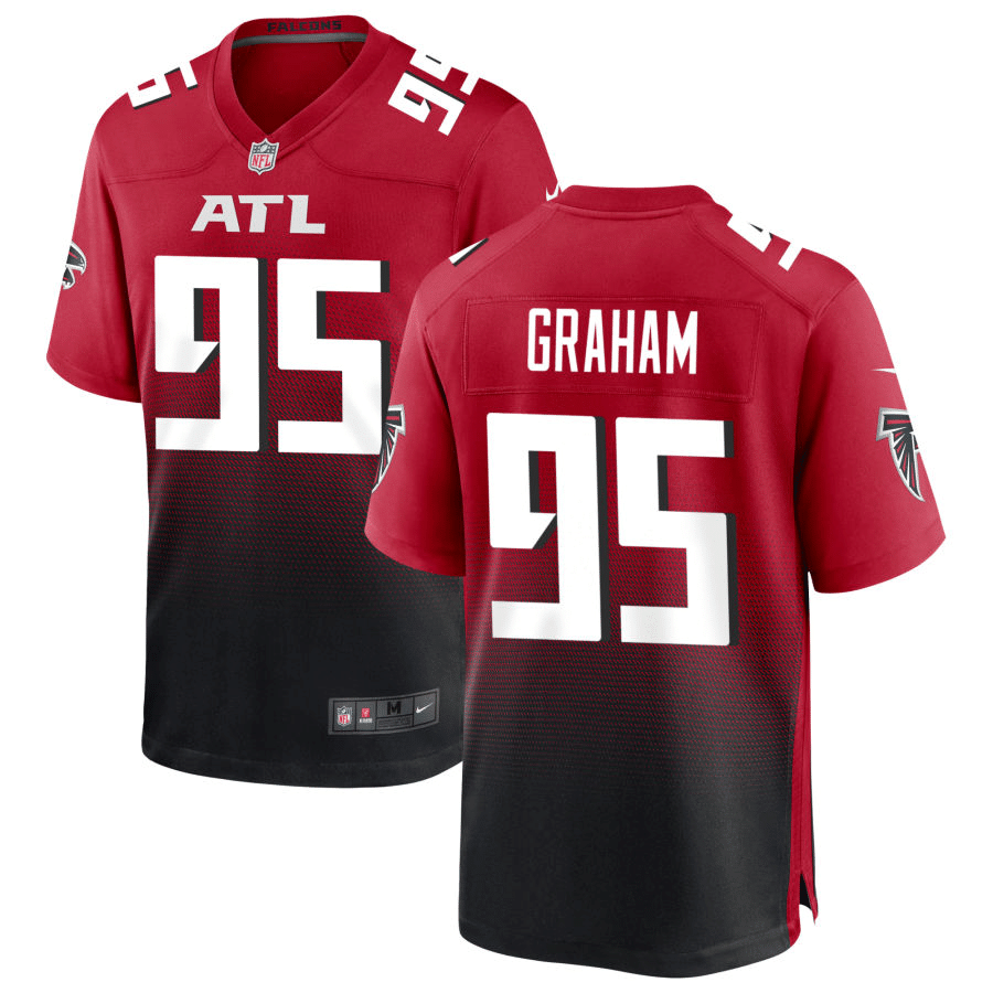 Ta'Quon Graham Atlanta Falcons Alternate Red Game Jersey