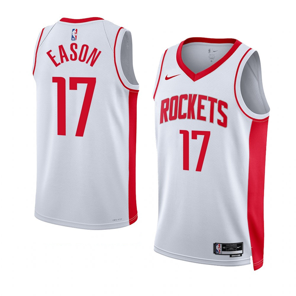 Tari Eason Houston Rockets 2022-23 Association Edition White Swingman Jersey