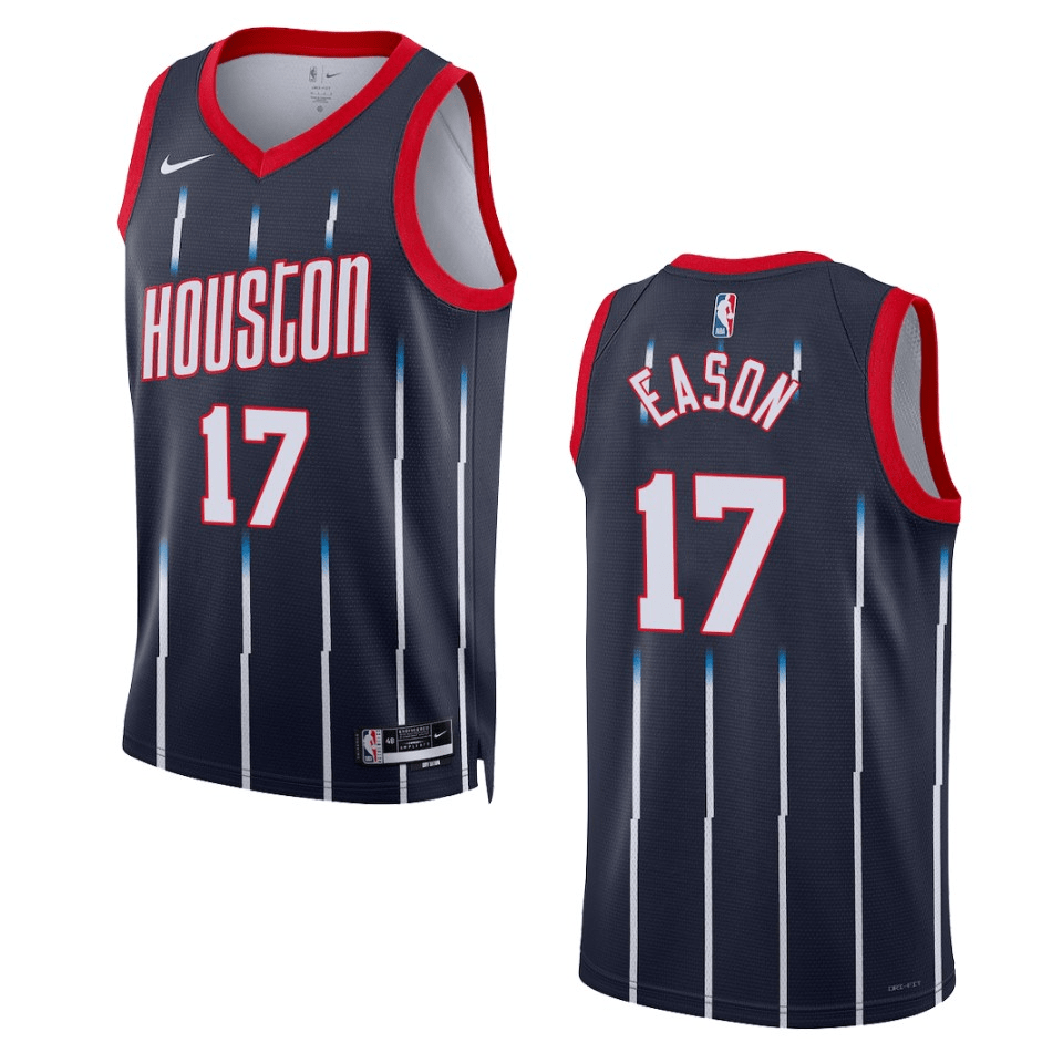 Tari Eason Houston Rockets 2022-23 City Edition Navy Swingman Jersey
