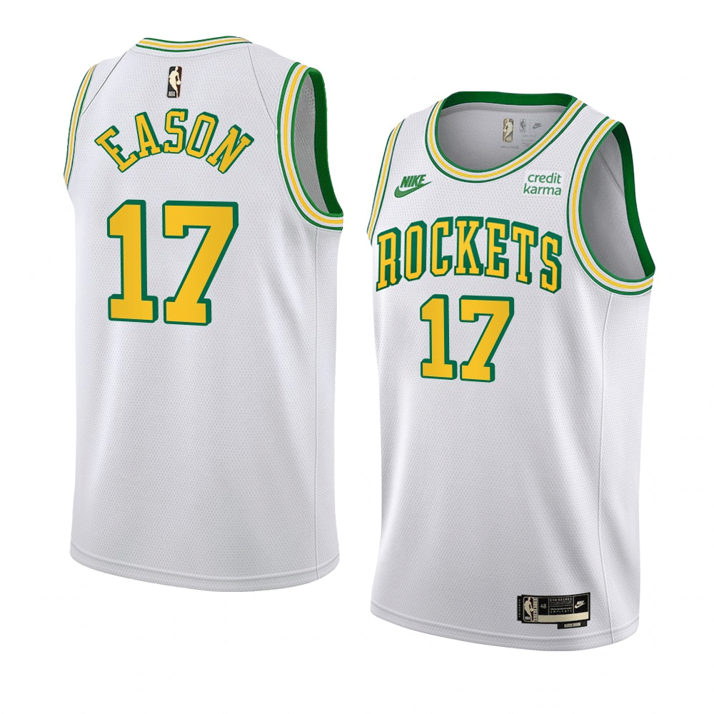 Tari Eason Houston Rockets 2022-23 Classic Edition White Swingman Jersey