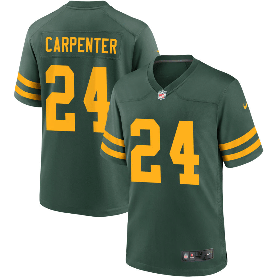 Tariq Carpenter Green Bay Packers Alternate Green Game Jersey