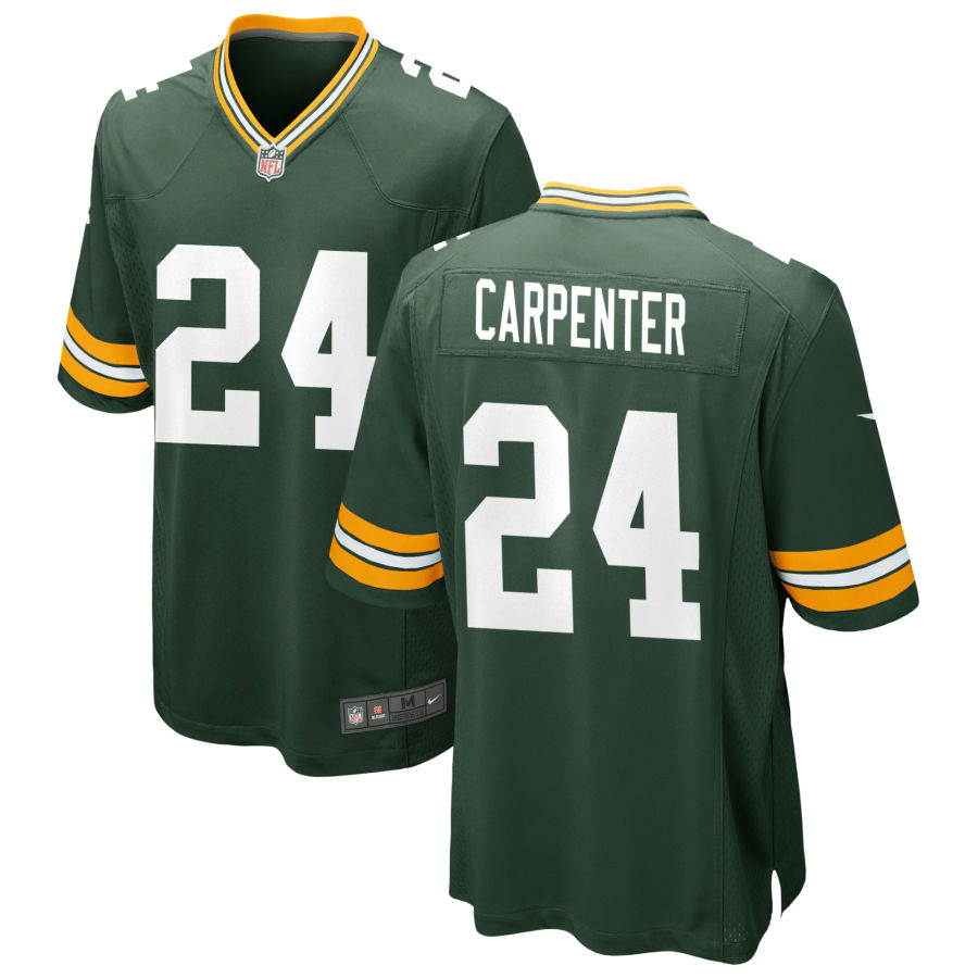 Tariq Carpenter Green Bay Packers Green Game Jersey