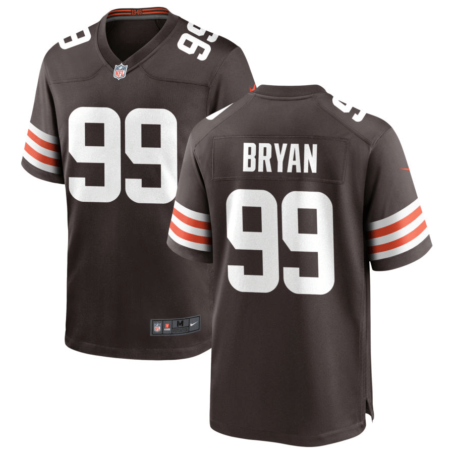 Taven Bryan Cleveland Browns 2020 Brown Game Jersey