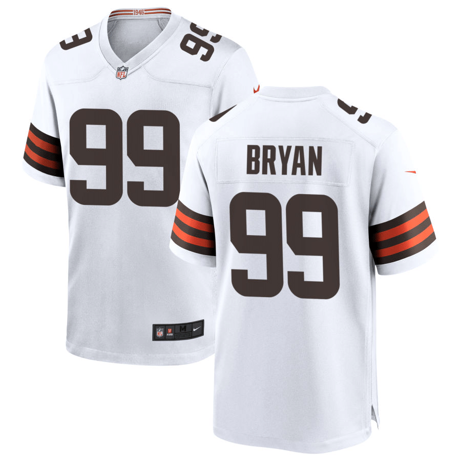 Taven Bryan Cleveland Browns 2020 White Game Jersey