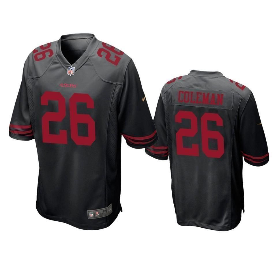 Tevin Coleman San Francisco 49ers Game Jersey