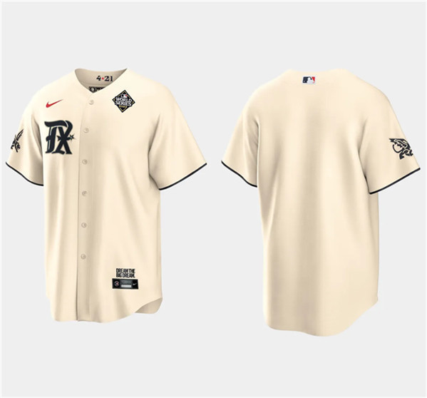 Texas Rangers 2023 World Series Cream Jersey
