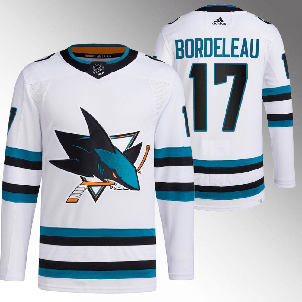 Thomas Bordeleau San Jose Sharks Away White Player Swingman Jersey