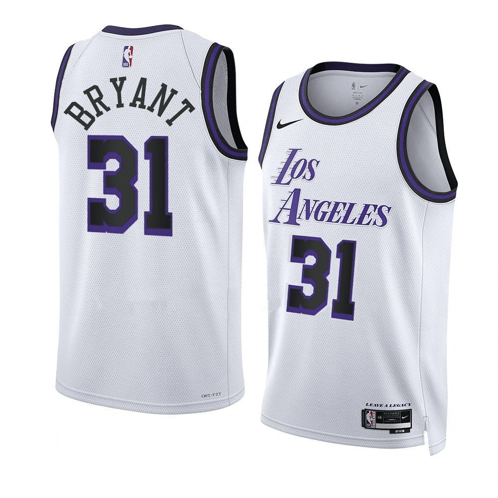 Thomas Bryant Los Angeles Lakers 2022-23 City Edition White Swingman Jersey