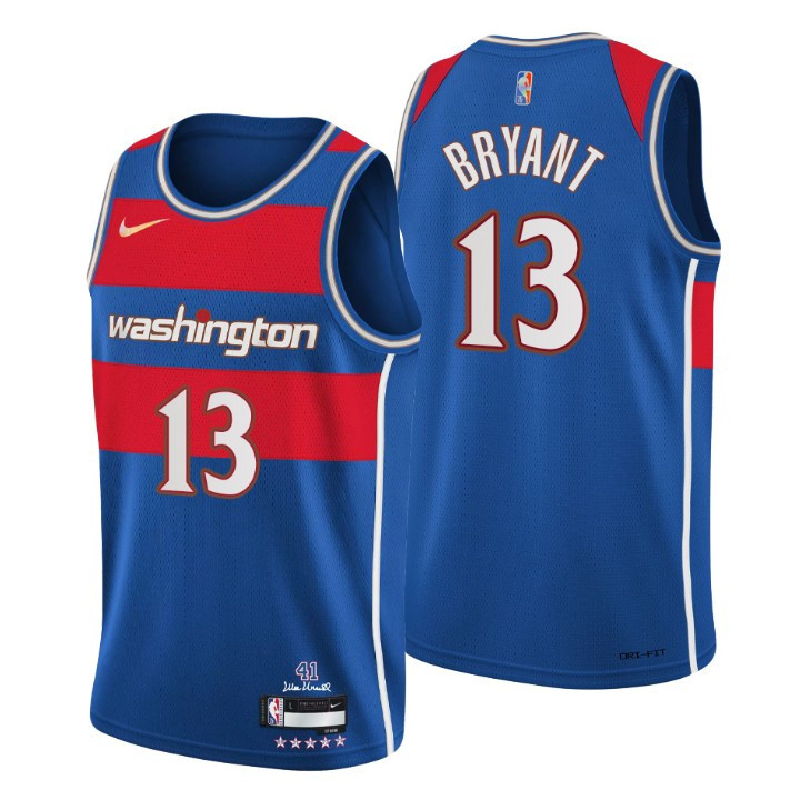 Thomas Bryant Washington Wizards 2021-22 City Blue Swingman Jersey