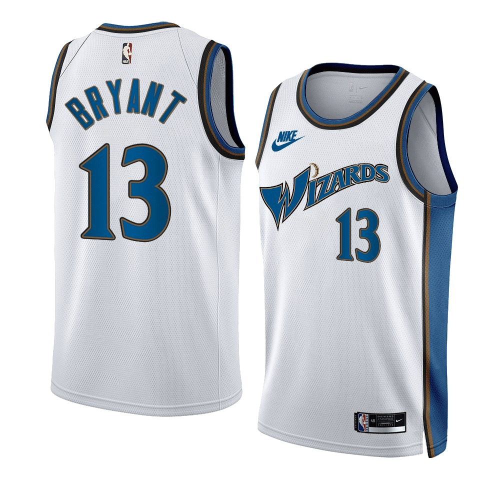 Thomas Bryant Washington Wizards 2022-23 Classic Edition White Swingman Jersey