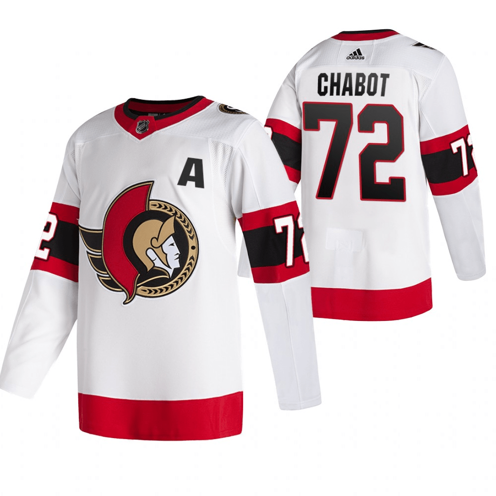 Thomas Chabot Ottawa Senators Away White Player Swingman Jersey