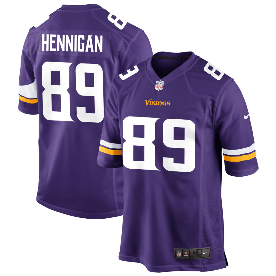 Thomas Hennigan Minnesota Vikings Purple Game Jersey