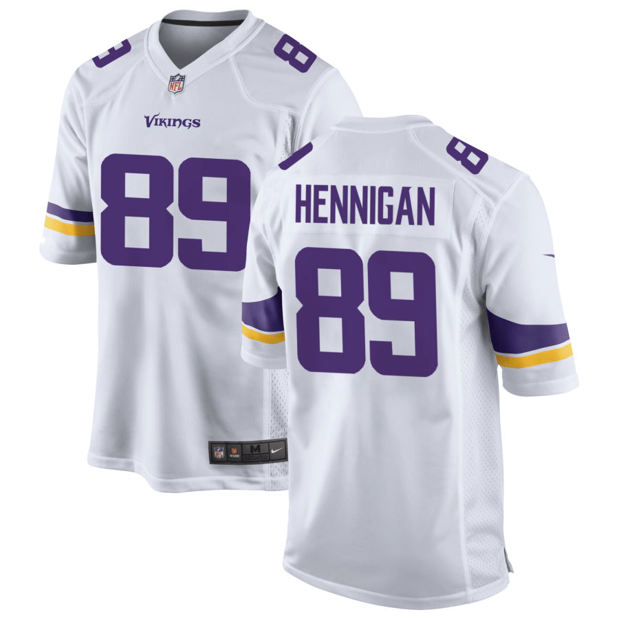 Thomas Hennigan Minnesota Vikings White Game Jersey