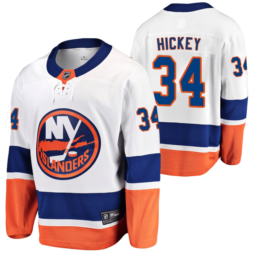 Thomas Hickey New York Islanders Away White Player Swingman Jersey