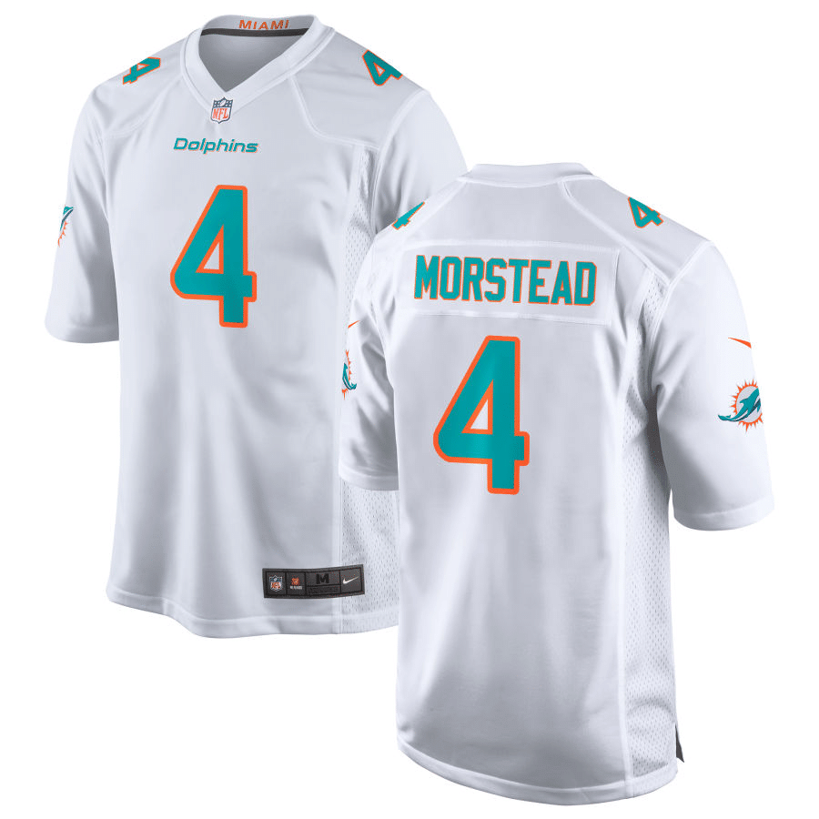 Thomas Morstead Miami Dolphins White Game Jersey