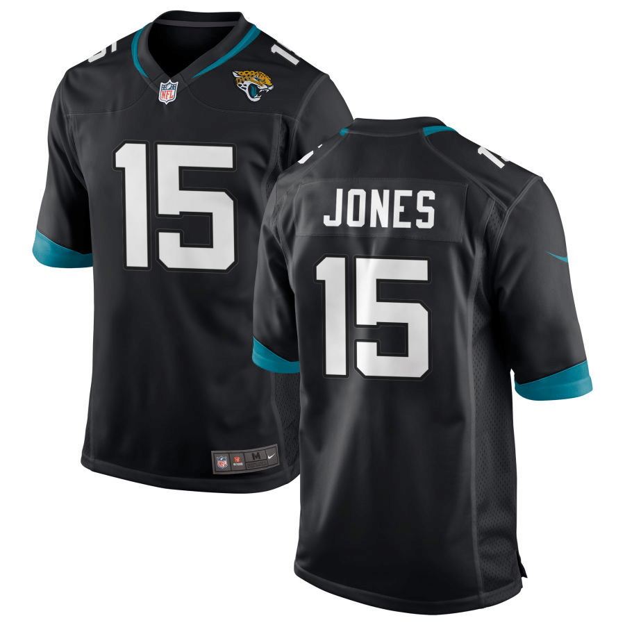 Tim Jones Jacksonville Jaguars Black Game Jersey