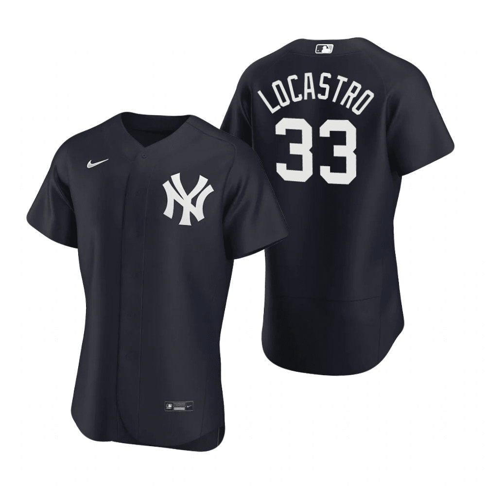 Tim Locastro New York Yankees Alternate Navy Baseball Player Jersey