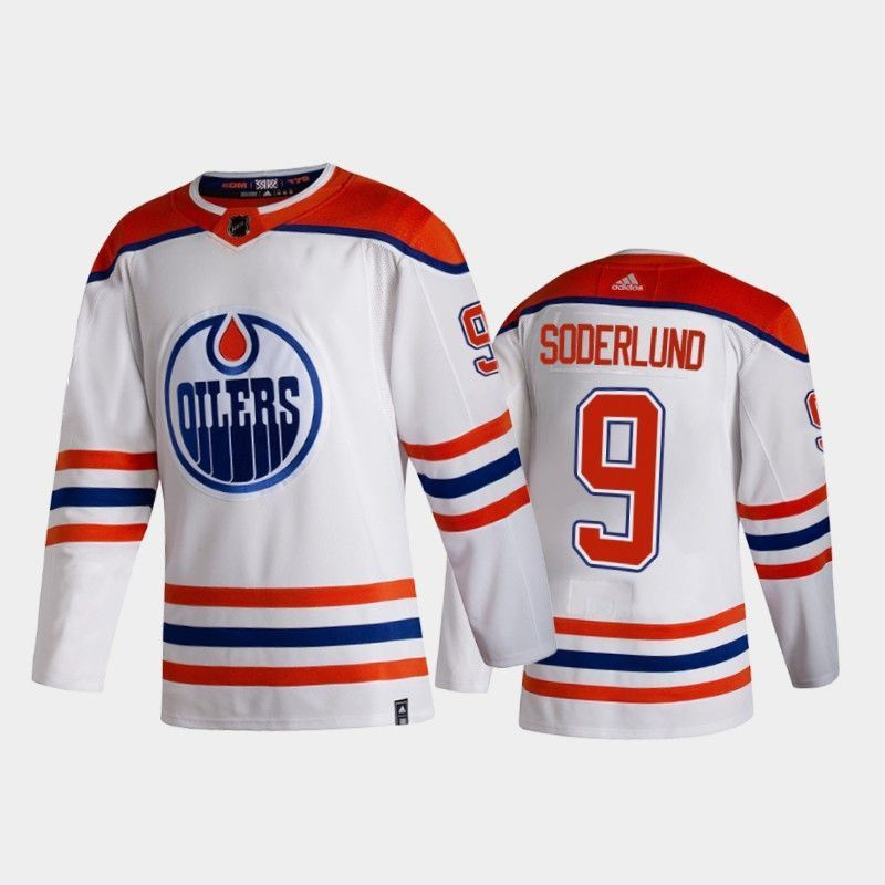Tim Soderlund Edmonton Oilers 2021 Reverse Retro Player Swingman Jersey