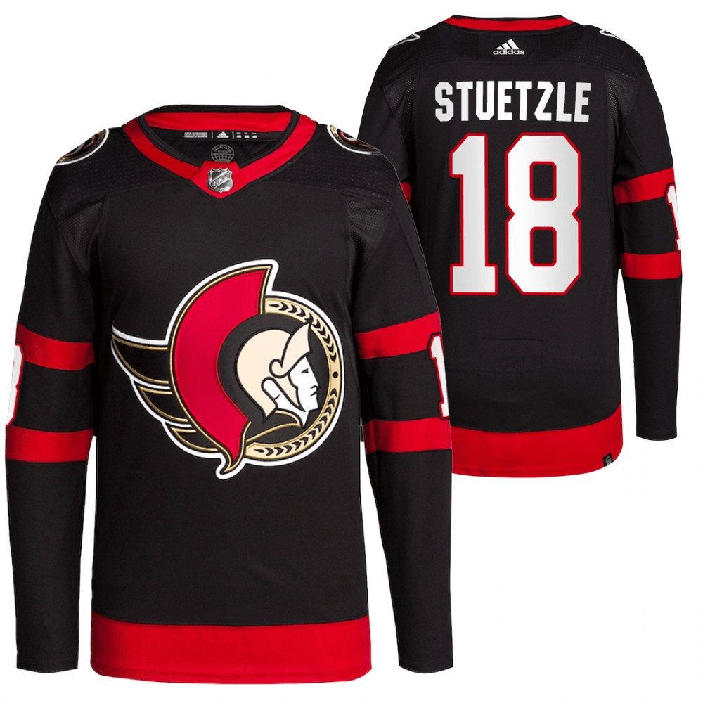 Tim Stuetzle Ottawa Senators Home Black Player Swingman Jersey