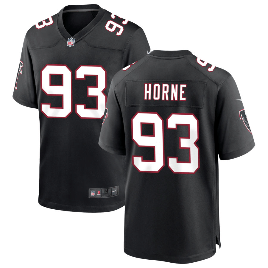 Timmy Horne Atlanta Falcons Throwback Black Game Jersey