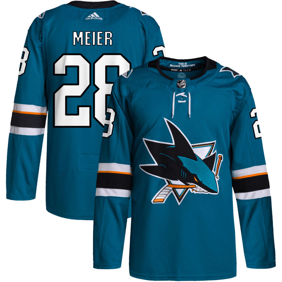 Timo Meier San Jose Sharks 2021-22 Home Teal Player Swingman Jersey