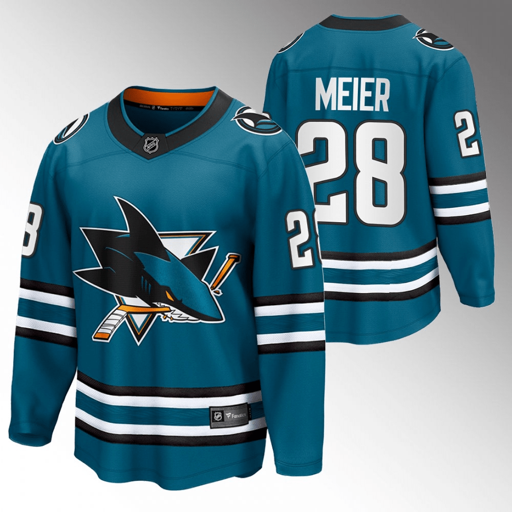 Timo Meier San Jose Sharks 2022-23 Home Teal Player Swingman Jersey